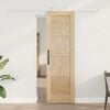 vidaXL Sliding Door ORKDAL Brown 61 x 198.5 cm Solid Pine Wood