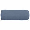 vidaXL Bolster Pillows 2 pcs Blue Ø 15 x 40 cm Corduroy Fabric