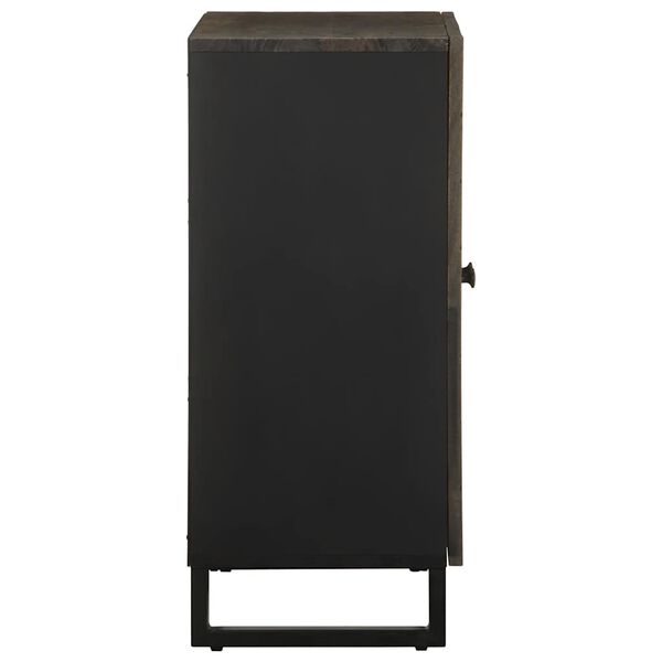 vidaXL Sideboard Black 60x33x75 cm Solid Wood Mango