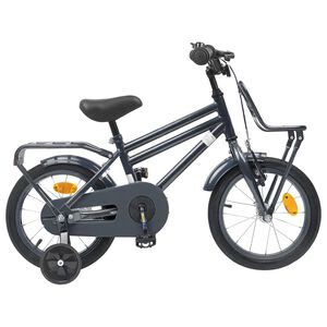 vidaXL Kids Bike 12 Inches for 2-4 Years Old Dark Grey