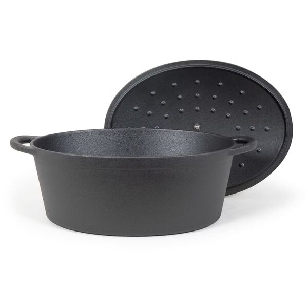 Livoo Casserole Ovale 34 cm 7 L Black