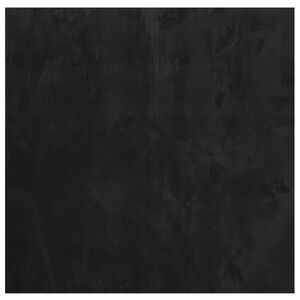 vidaXL Rug HUARTE Short Pile Soft and Washable Black 200x200 cm