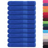 vidaXL Sauna Towels "FROGN" 10 pcs Blue 80x200 cm 360 gsm