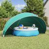 vidaXL Pool Dome Folding Manual Green 592 x 590 x 275 cm