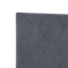 vidaXL Headboard Height Adjustable Dark grey 100 cm Velvet
