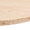 vidaXL Table Top 70x35x2.5 cm Solid Wood Pine Oval