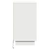 vidaXL Bedside Cabinet White 39 x 34.5 x 65 cm Engineered wood