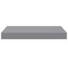 vidaXL Floating Wall Shelves 2 pcs Grey 40x23x3.8 cm MDF