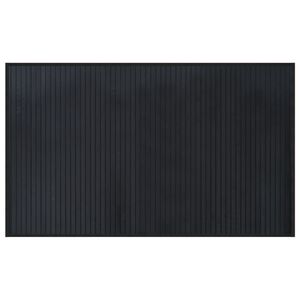vidaXL Rug Rectangular Black 60x100 cm Bamboo