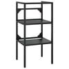 vidaXL Bathroom Washbasin Frame | Black | Iron | Medium