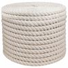 vidaXL Jute Rope 20 mm White 100% Tossa jute