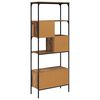 vidaXL Bookcase Old Wood 76 x 33 x 188.5 cm Engineered Wood