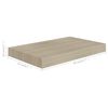 vidaXL Floating Wall Shelf Oak 40x23x3.8 cm MDF