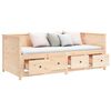 vidaXL Day Bed without Mattress 90x200 cm Solid Wood Pine