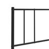 vidaXL Metal Replace Headboard Black 75 cm