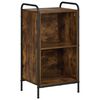 vidaXL Book Cabinet 43 x 33 x 80 cm Engineered Wood Smoked Oak