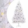 vidaXL Artificial Christmas Tree 240 cm PVC and Steel White