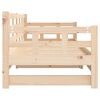 vidaXL Pull-out Day Bed without Mattress Solid Wood Pine 2x(90x190) cm