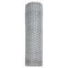 vidaXL Hexagon Fence Silver 0.4 x 50 m Galvanised steel