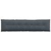 vidaXL Back Pillow Dark Grey 200 x 50 cm Corduroy Fabric