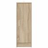 vidaXL Shoe Cabinet Sonoma Oak 32x35x92 cm Engineered Wood