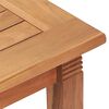 vidaXL 7 Piece Garden Dining Set Solid Teak Wood