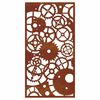 vidaXL Garden Wall Decoration 105x55 cm Corten Steel Gear Wheel Design