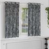 vidaXL Velvet Curtains with Curtains 2 pcs Grey 175 x 140 cm Velvet