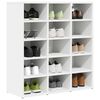 vidaXL Shoe Cabinet White 77.5 x 30 x 83.5 cm Engineered Wood