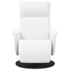 vidaXL Massage Recliner Chair White 71 x 90 x 105 cm Faux Leather