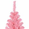 vidaXL Christmas Tree with 300 LEDs with Stand Pink 180 cm PVC