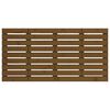 vidaXL Wall Headboard Honey Brown 126x3x63 cm Solid Wood Pine