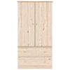 vidaXL Wardrobe ALTA 90x55x170 cm Solid Wood Pine