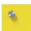 vidaXL Kitchen Backsplash Yellow 70 x 40 x 0.6 cm Tempered Glass