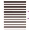 vidaXL Zebra blind 140.9x175 cm Fabric Width 136.7 cm coffee