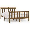 vidaXL Bed Frame without Mattress Honey Brown Solid Wood Pine 140x200 cm