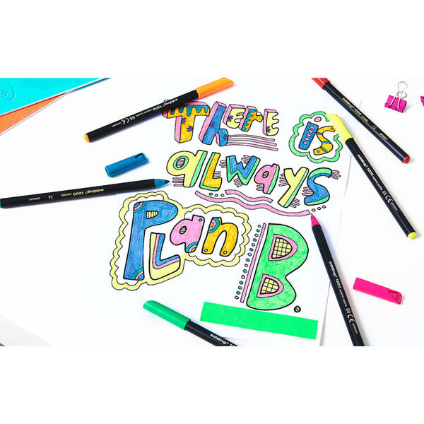 edding Colour Pen Fine 14pcs Multicolour 1200