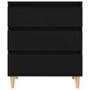 vidaXL Sideboard Black 60x35x70 cm Engineered Wood