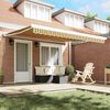 vidaXL Retractable Awning Multicolour 400 x 300 cm Fabric and Metal