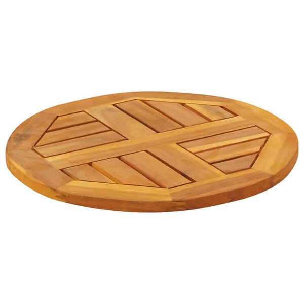 vidaXL Table Top &Oslash;40x2 cm Round Solid Wood Acacia