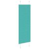 vidaXL Pleated Blind Petrol Green 45x100 cm Fabric Width 44.4 cm Polyester