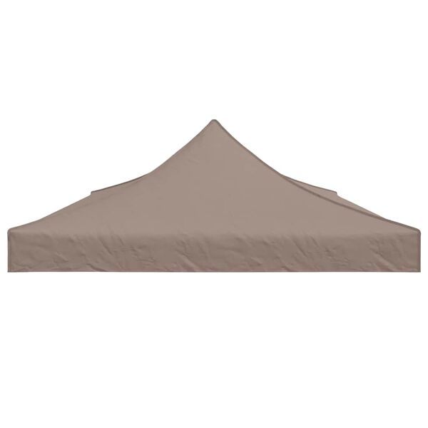vidaXL Party Tent Roof 6x3 m Taupe 270 g/m&sup2;