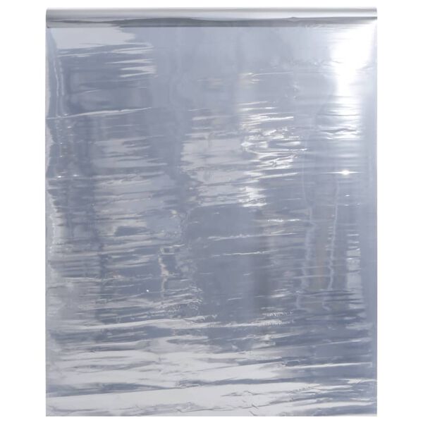 vidaXL Solar Film Static Reflective Effect Silver 60x1000 cm PVC