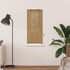 vidaXL Roller Blind with Curtains Manual Brown 60 x 160 cm Bamboo