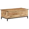 vidaXL Coffee Table with Drawers 110x50x40 cm Solid Wood Mango