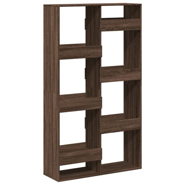 vidaXL Bookcase Brown Oak 100x33x175 cm Engineered Wood
