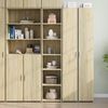 vidaXL Highboard Sonoma Oak 40x41x185 cm Engineered Wood