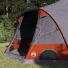 vidaXL Dome Tent with Roof Grey and Orange 505 x 450 x 248 cm