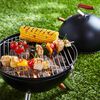 HI Mini Charcoal Kettle Grill BBQ Black