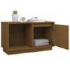vidaXL TV Cabinet Honey Brown 74x35x44 cm Solid Wood Pine